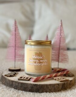 ŚWIECA WOLĘ MANDARYNKI