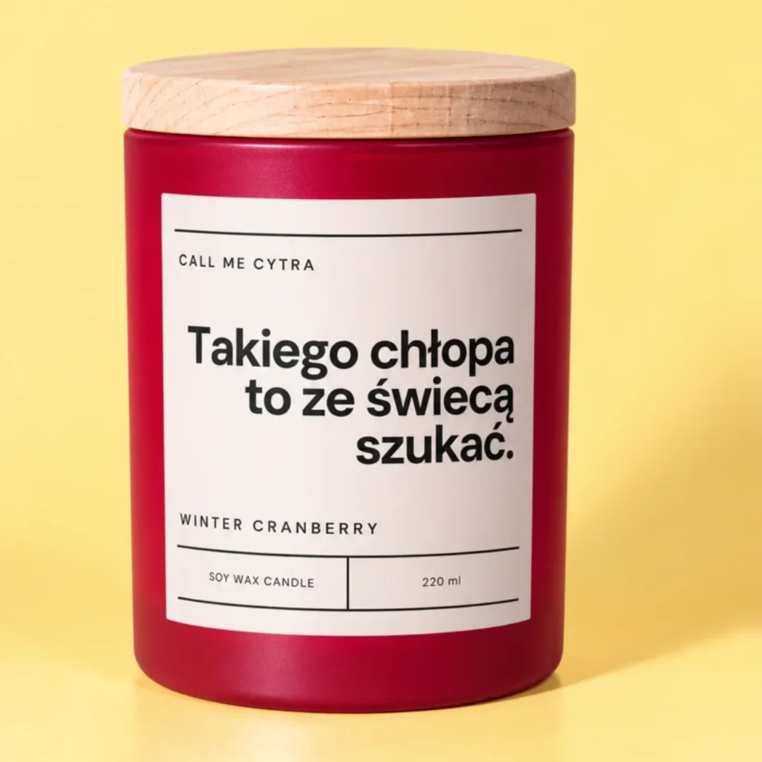 ŚWIECA DLA CHŁOPA